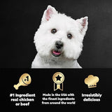 CESAR Adult Wet Dog Food Loaf & Topper in Sauce Bacon Feast Variety Pack, 3.5 oz. Easy Peel Trays, Pack of 24