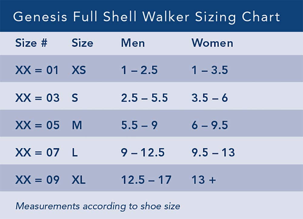 BREG 'BL525005 Genesis Mid-Calf Full Shell Walker, M