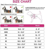 Joytale Small Dog Harness, Breathable Mesh Step-in Vest, Reflective Soft Padded Harnesses for Small and Medium Dogs, Hot Pink, M