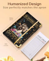 Slohif Server Book for Waitress Cute Serving Books with Zipper Pocket Accessories Leather Server Check Book Restaurant Waiter Server Booklet Ticket Book Holder Beauty