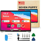 Replacement for Air 13" M1 2020 A2337 EMC 3598 MGN63 MGN93 MGND3 MGN73 MGNA3 MGNE3 13.3 inches 2560x1600 Full LCD Screen Complete Top Assembly (Space Gray)