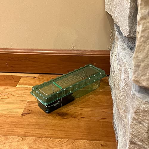 DoomBox™ Green Enclosed Mouse Trap | Keeps The Mess with The Mouse | Patented Click-It™ Closure Technology | Safe for Kids & Pets | Certified Child Resistant | Made in USA (Single Green)