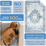 Washable Pee Pads for Dogs, 2 Pack Reusable Puppy Training Pads 48"x32" Super Absorbent Waterproof Dog Training Pads, Non-Slip Potty Pads, Whelping Pads Litter Mat