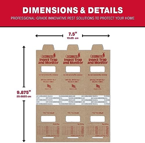 Catchmaster Mouse & Insect Glue Board Set, 36 Glue Boards & 30 Spider & Insect Glue Traps, Indoor Roach Trap for Home, Garage & Shed, Pet Safe Pest Control