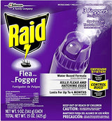 Raid Flea Flogger Plus Killer, Kills Fleas and Hatching Eggs (3 Count (Pack of 3)