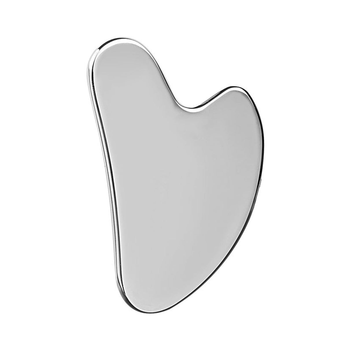 Stainless Steel Gua Sha Facial Tools Guasha for Face Metal Gua Sha Tighten Skin Massage Guasha Beauty Tool for Body Eyes Neck Massager with Travel Pouch Skin Care Gifts (Silver)