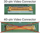 SCREENARAMA New Screen Replacement for Gateway GWNR71517 GWNR71517-BK GWNR71517-BL (Glossy) 30pin FHD 1920x1080 IPS LCD LED Display with Tools and Tape