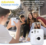 Fujifilm Instax Mini 12 Camera with Fujifilm Instant Mini Film (60 Sheets) Bundle with Deals Number One Accessories Including Carrying Case, Photo Album, Stickers (Mint Green)