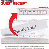 Stock Your Home Black+White Guest Check Books for Servers (10 Pack) Server Note Pads, Waiter Checkbook, Food Receipt Book, Restaurant Order Pad, Paper Checks, Waitress Accessories, 500 Total Tickets