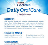 DentaLife Daily Oral Care Dog Treats for Large Dogs 40 plus lbs., Chewy Dental Treat to Freshen Breath and Fight Tartar, Chicken Flavor, 36 oz. each, 30 Chews each/60 Total Chews - 30 ct. Pouch