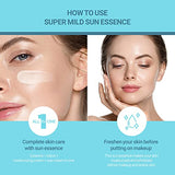 SCINIC Enjoy Super Mild Sun Essence 2 Set SPF50+ PA++++ 1.69 fl oz(50ml) | A Lightweight Hydrating Sun Essence That leaves No Sticky Feeling | Korean Skincare