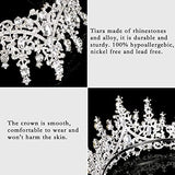 COCIDE Tiara and Crown for Women Crystal Queen Crown Rhinestone Tiara for Girl Bride Wedding Hair Accessories for Bridal Birthday Party Prom
