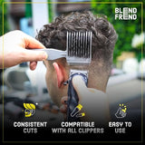 Fade Comb Left Handed Original Grade 1(3mm) Hair Blending Tool, Blend Hair at Home like a Barbershop, Blending Comb, Compatible with all Hair Clippers Men, Barber Accessories - BLEND FREND