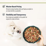 JustFoodForDogs Frozen Fresh Dog Food for Sensitive Stomachs, Complete Meal or Dog Food Topper, Balanced Remedy Human Grade Dog Food Recipe, 72 oz (Pack of 7)