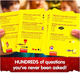 SUSSED The Wacky ‘What Would You Do?’ Social Card Game - Kids Stocking Stuffer & Family Travel Game - Fun & Easy to Play - All Ages 6 and Up - Hello Yellow Deck