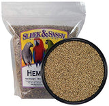 SLEEK & SASSY Hemp Seed (sterilized) for Birds (3 lbs.)
