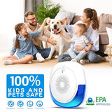 2024 Ultrasonic Pest Repeller 6 Packs, Indoor Mosquito Repellent, for Rodent, Roach, Mouse, Bugs, Mice, Spider, Electronic Plug in Pest Control for House, Garage, Warehouse,Hotel