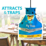 Raid Disposable Fly Trap 6-Pack, Hanging Fly Trap Outdoor Home, Bug Catcher and Flying Insect Trap with Premium Bait, Fly Traps for Backyard, Camping, & More