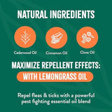 TropiClean Max Strength Flea and Tick Treatment Spray for Yard, Safe Prevention Around Kids & Pets, Powerful & Natural Defense, Made in USA, 32oz