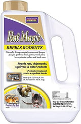 Bonide Rat Magic Rodent Repellent, 5 lb. Ready-to-Use Granules for Indoor & Outdoor Rodent Control, People & Pet Safe