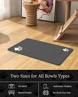 Pet Feeding Mat-Absorbent Dog Mat for Food and Water Bowl-No Stains Quick Dry Dog Water Dispenser Mat-Dog Accessories Pet Supplies-Dog Water Bowl for Messy Drinkers