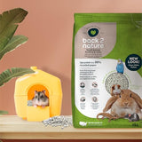 Back 2 Nature® Small Animal Bedding & Litter – Upcycled from 99% Recycled Paper | Highly Absorbent & Long Lasting Odor Control | Natural and Nontoxic | Low Dust | Easy-to-Maintain | 15L Bag