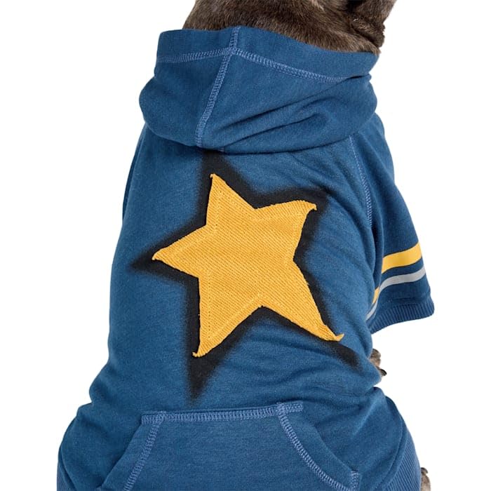 Reddy Star Pet Hoodie Navy Large