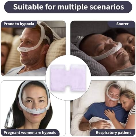 Satin Mask Strap Covers, Mask Frame Covers Compatible with DreamWear or ResMed AirFit Silky Satin Headgear Cover Set C P A Accessories & Supplies Face Cushion Pads for Reduce Red Marks (Light Purple)