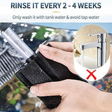Pawfly Large Aquarium Bio Sponge Filter Quiet Betta Fry Shrimp and Small Fish Foam Filter for Fish Tank up to 50 Gallon, 3 Pack