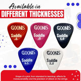 Goonis Saddle Guitar Picks | 0.8 | Guitar Picks For Acoustic & Electric Guitars | Bass Picks | Unique Saddle Design For Better Grip | Guitar & Bass Accessories
