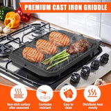 KEESHA Toaster Oven Tray for Cuisinart Air Fryer Tray Replacement, Premium Cast Iron Air Fryer Pans for Cuisinart TOA-060 and TOA-065
