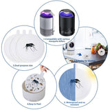 16 Pcs Indoor Mosquito Trap Refill Glue Boards for Mosquito Zapper, Fly Insect Trap Refills Glue Pads for Mosquitoes Lamp, Fit for 4.33" & 4.7" Mosquito Killer, Non-Toxic and Odorless