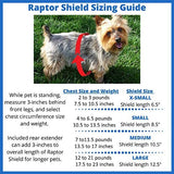 Raptor Shield Puncture Resistant Pet Vest for Small Dogs — Talon-Proof Protection Against Attacks by Coyotes, HawksBirds of Prey, Made in The USA, Four Sizes — Medium, 7-11.5 lbs, Chest 13.5 to 17"