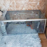 SZHLUX 2-Pack Rat Trap, Humane Mouse Traps Work for Indoor and Outdoor,Small Rodent Animal-Mice Vole Chipmunk Hamsters Live Cage,Catch and Release(SZ-SL2614X2S)