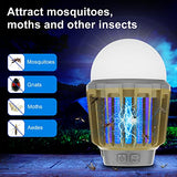 Wisely Bug Zapper Outdoor/Indoor Electric, USB-C Rechargeable Mosquito Killer Lantern Lamp, Portable Insect Electronic Zapper Indoor Trap, with LED Light 1PK Olive