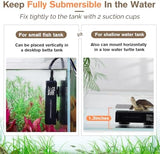 hygger Mini Fish Tank Submersible Heater 20W for 1-5 Gallons Desktop Betta Aquarium Heater with Digital Display Controller Adjustable Temperature