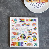 24 x Gay Pride Stickers Bulk - Pride Flag Stickers - Pride Stickers for Water Bottles - Gay Pride Laptop Stickers - Pride Merch and Gay Pride Accessories - LGBT Stickers