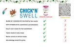 Premium Poultry Calcium Supplement for Bone Health & Egg Production-Chick’N Calcium from Chick’N Swell Brand- for All Poultry. 16.8 oz
