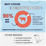 Pawstruck Vet Recommended Air Dried Dog Food Toppers for Picky Eaters, Made in USA with Real Beef, Premium All Natural Meal Mix-in Kibble Enhancer, 8 oz, Packaging May Vary