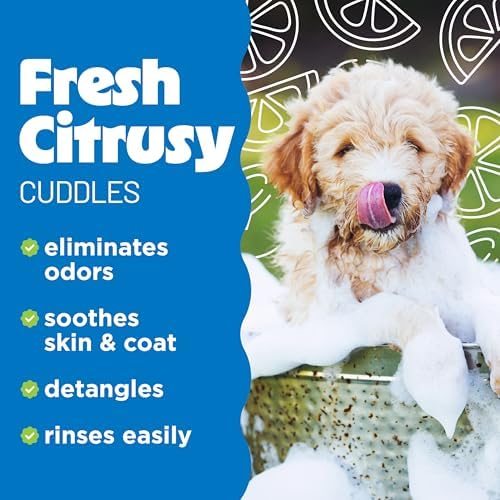 TropiClean Deshedding Dog Conditioner, Cat, Puppy & Kitten Safe, Reduces & Softens Coat, Lime & Coconut Scent, Made in the USA, 1 gallon