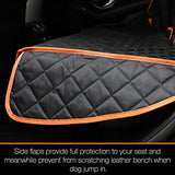 iBuddy Bench Cover for Car/SUV/Small Truck Waterproof Back Seat Protector for Kids and Dogs Without Smell Heavy Duty and Nonslip Pet Seat Cover for Dogs Machine Washable