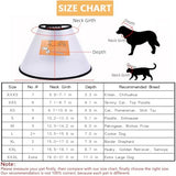 Plastic Pet Recovery Collars & Cones for Dogs and Cats After Surgery Adjustable Dog Neck Cone Surgical Elizabeth E-Collar Prevent Biting and Stop Licking Wound (XXL)