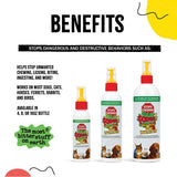 FOOEY Ultra-Bitter Training Aid Spray – Chewing, Biting, Licking Deterrent for Dogs, Cats, Horses, Rabbits, Ferrets, Birds - Safe for Pet’s Skin – Can Also Protect Garden from Deer and Pests (16 oz.)