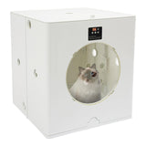 Florchest 88L Automatic Pet Dryer Box for Cats and Small Dogs,Foldable Cat Dryer Box Smart Temperature Control,Adjustable Wind Speed,Pet Dryer Box Ultra Quiet Dog Hair Dryer