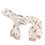 HDKUW Italian Greyhound Sweater, Polar Fleece Turtleneck Dogs Outfit Onesie Clothes, Winter Warm Nordic Dog Pajamas for Afghan Hound Whippet Borzoi Saluki Giraffe XL