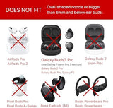 AirFoams Pro Universal Memory Foam Ear Tips with Silicone Shield Patented for Sony WF-1000XM5, WF-1000XM4, Powerbeats Pro 2, Beat Fit Pro, Beats Studio Buds Plus, Beats Flex. Replacement. (SML)