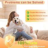 Anti Barking Device for Dogs - Dog Bark Deterrent Devices for Stopping Bad Dog Behavior - Ultrasonic Dog Bark Deterrent, Refuse to Shout and Slap - Best Anti Barking Device Rechargeable