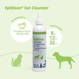 EpiKlean Ear Cleanser for Dogs and Cats, 8 oz