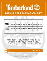 Timberland Men's 35mm Classic Buckle Jean Leather Belts, Navy, 32-34