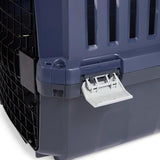 EveryYay by Petco 2-Door Pet Kennel Small 23" L X 15.4" W X 15.8" H Navy & Grey